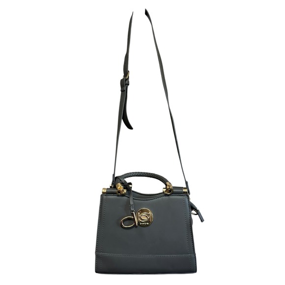 bebe Handbags - Bebe Los Angeles Gray Satchel Top Handle Crossbody Bag Purse‎